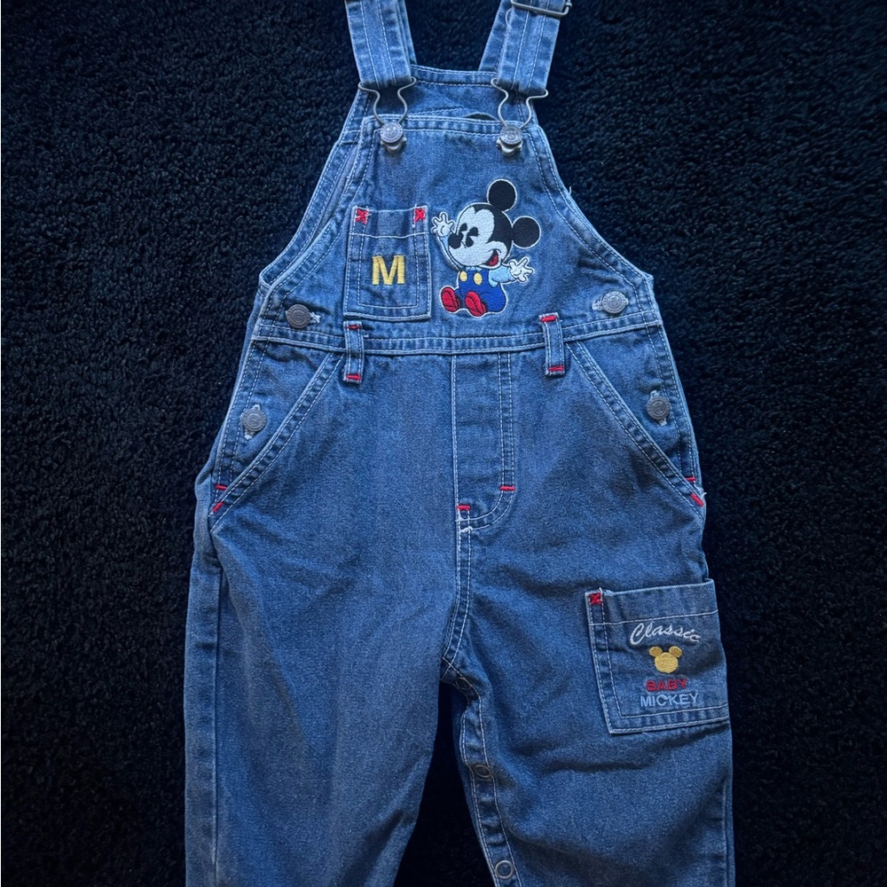 Vintage Baby Mickey Overalls